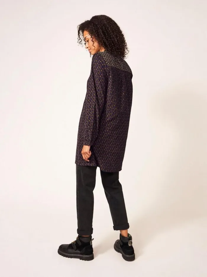 White Stuff SHIRTS and BLOUSES Jade Cord Tunic Grey Multi 8211 Women White Stuff SHIRTS and BLOUSES Jade Cord Tunic Grey Multi 8211 Women