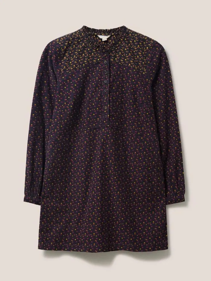 White Stuff SHIRTS and BLOUSES Jade Cord Tunic Grey Multi 8211 Women White Stuff SHIRTS and BLOUSES Jade Cord Tunic Grey Multi 8211 Women