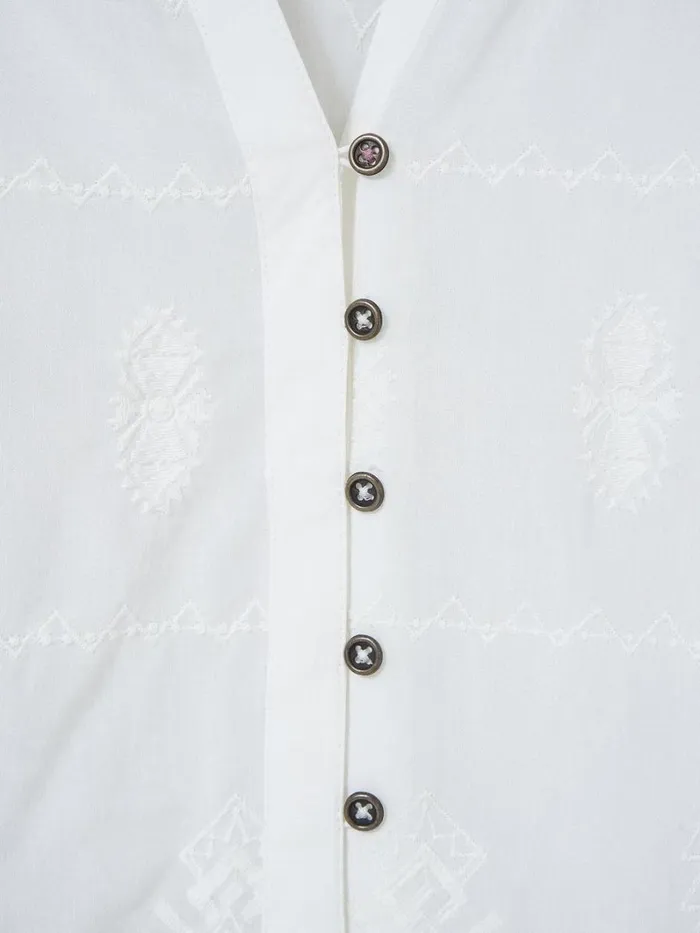 White Stuff SHIRTS and BLOUSES Kate Embroidered Casual Shirt Ivory Multi 8211 Women White Stuff SHIRTS and BLOUSES Kate Embroidered Casual Shirt Ivory Multi 8211 Women