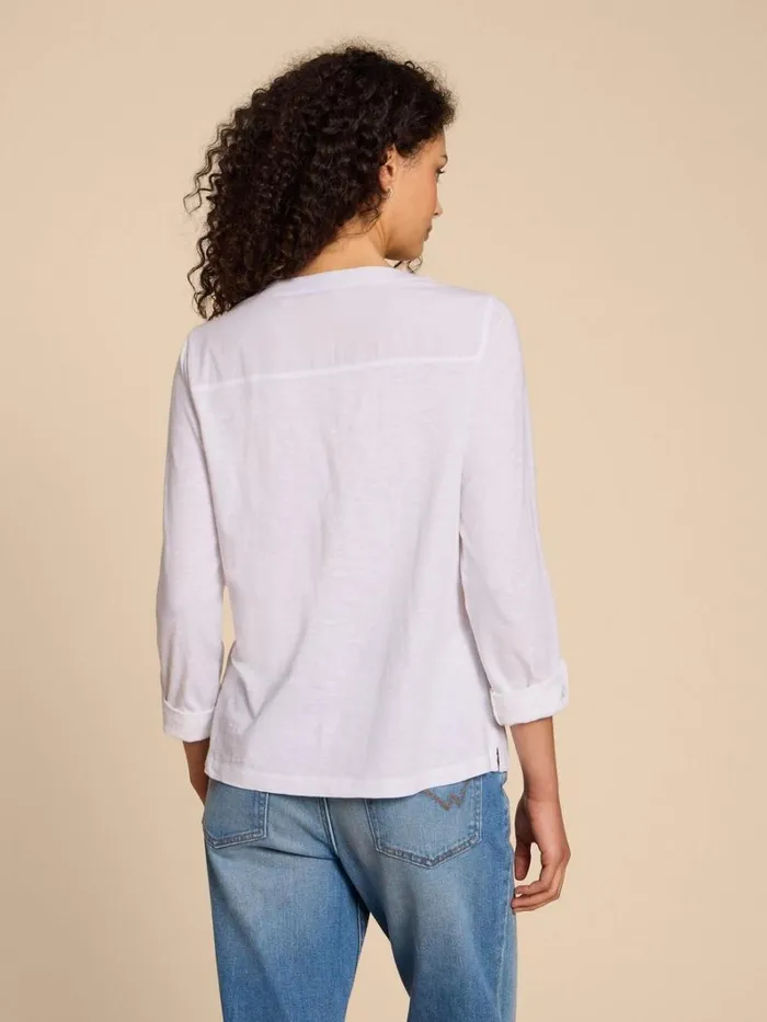 White Stuff SHIRTS and BLOUSES MACLEY MIX SHIRT Pale Ivory 8211 Women White Stuff SHIRTS and BLOUSES MACLEY MIX SHIRT Pale Ivory 8211 Women