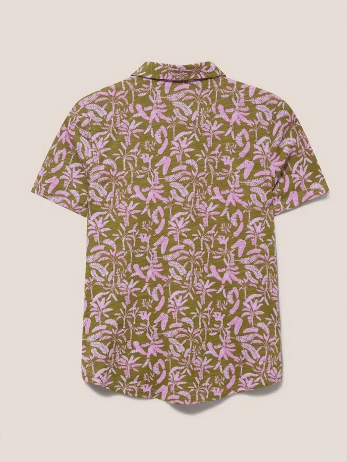 White Stuff SHIRTS and BLOUSES Penny Pocket Cotton Jersey Shirt Green Multi 8211 Women White Stuff SHIRTS and BLOUSES Penny Pocket Cotton Jersey Shirt Green Multi 8211 Women
