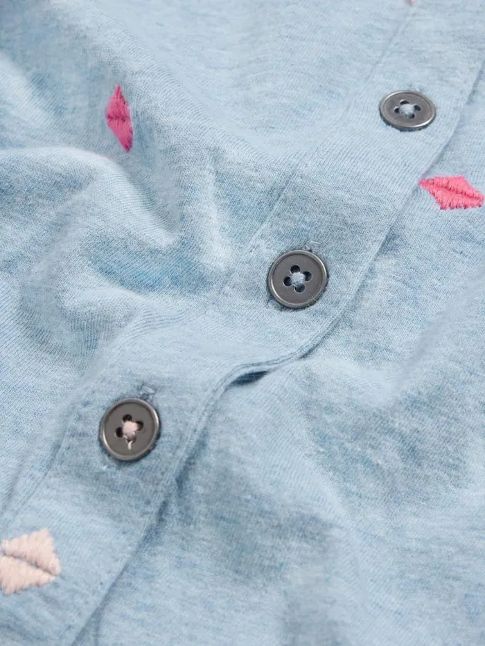 White Stuff SHIRTS and BLOUSES PENNY POCKET EMBROIDERED SHIRT Blue Multi 8211 Women White Stuff SHIRTS and BLOUSES PENNY POCKET EMBROIDERED SHIRT Blue Multi 8211 Women