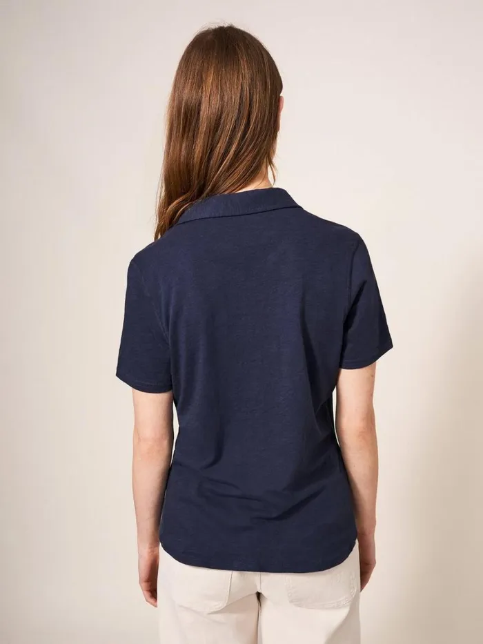 White Stuff SHIRTS and BLOUSES Penny Pocket Jersey Shirt French Navy 8211 Women White Stuff SHIRTS and BLOUSES Penny Pocket Jersey Shirt French Navy 8211 Women