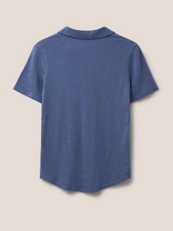 White Stuff SHIRTS and BLOUSES Penny Pocket Jersey Shirt Mid Blue 8211 Women White Stuff SHIRTS and BLOUSES Penny Pocket Jersey Shirt Mid Blue 8211 Women