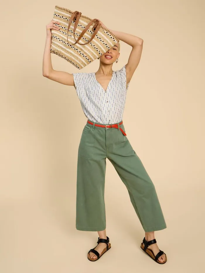 White Stuff SHIRTS and BLOUSES Rae Organic Cotton Vest Ivory Multi 8211 Women White Stuff SHIRTS and BLOUSES Rae Organic Cotton Vest Ivory Multi 8211 Women