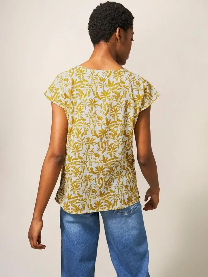 White Stuff SHIRTS and BLOUSES Rae Organic Vest Cotton White Multi 8211 Women White Stuff SHIRTS and BLOUSES Rae Organic Vest Cotton White Multi 8211 Women