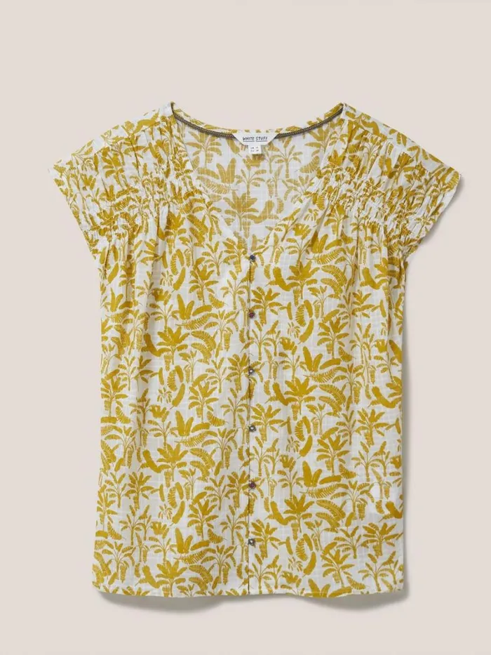 White Stuff SHIRTS and BLOUSES Rae Organic Vest Cotton White Multi 8211 Women White Stuff SHIRTS and BLOUSES Rae Organic Vest Cotton White Multi 8211 Women