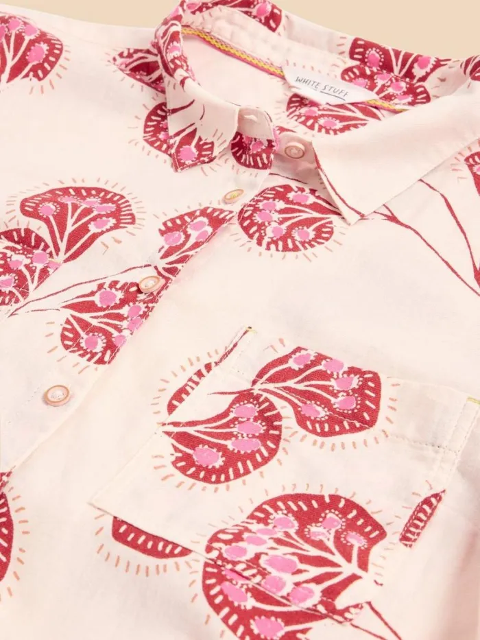 White Stuff SHIRTS and BLOUSES SOPHIE PRINTED ORGANIC SHIRT Ivory Print 8211 Women White Stuff SHIRTS and BLOUSES SOPHIE PRINTED ORGANIC SHIRT Ivory Print 8211 Women