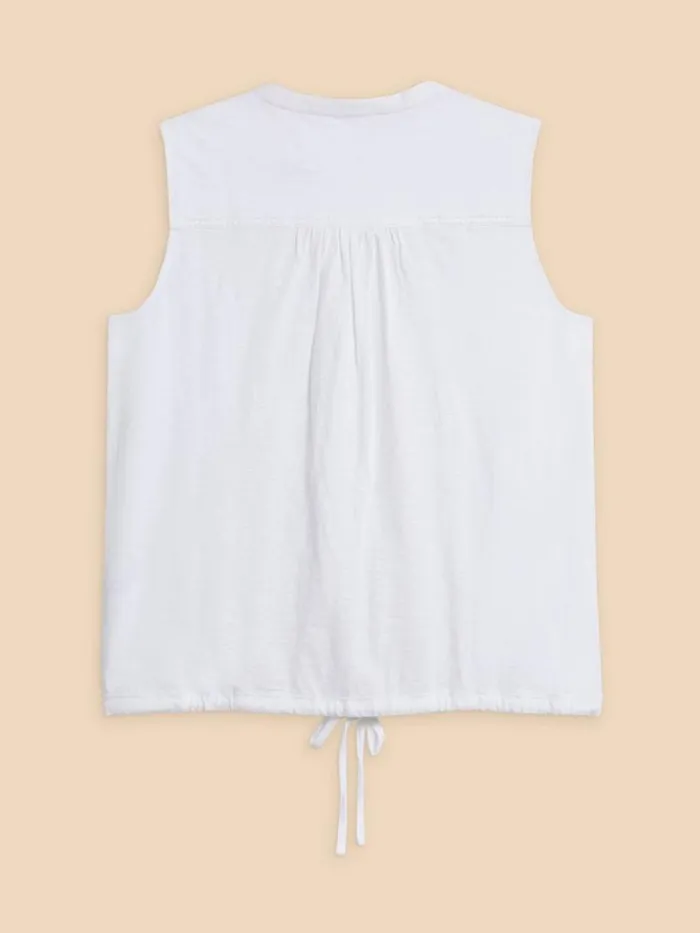 White Stuff SHIRTS and BLOUSES TULIP JERSEY SLEEVELESS SHIRT Pale Ivory 8211 Women White Stuff SHIRTS and BLOUSES TULIP JERSEY SLEEVELESS SHIRT Pale Ivory 8211 Women