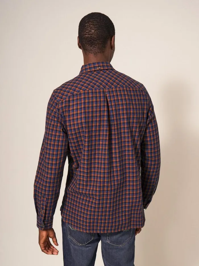White Stuff SHIRTS Checked Twill Shirt Dark Navy 8211 Men White Stuff SHIRTS Checked Twill Shirt Dark Navy 8211 Men