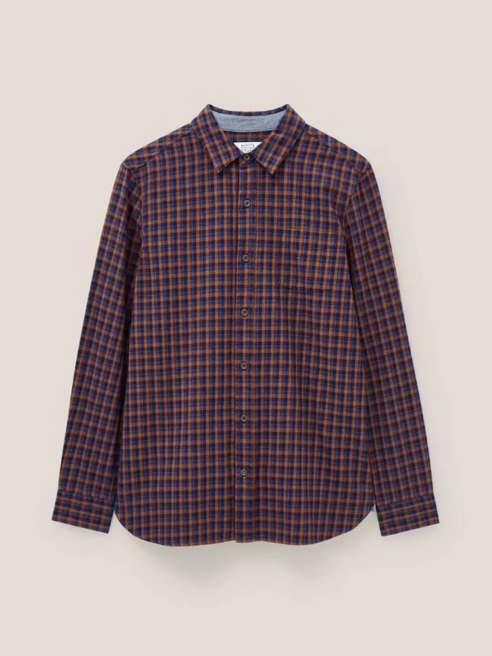 White Stuff SHIRTS Checked Twill Shirt Dark Navy 8211 Men White Stuff SHIRTS Checked Twill Shirt Dark Navy 8211 Men