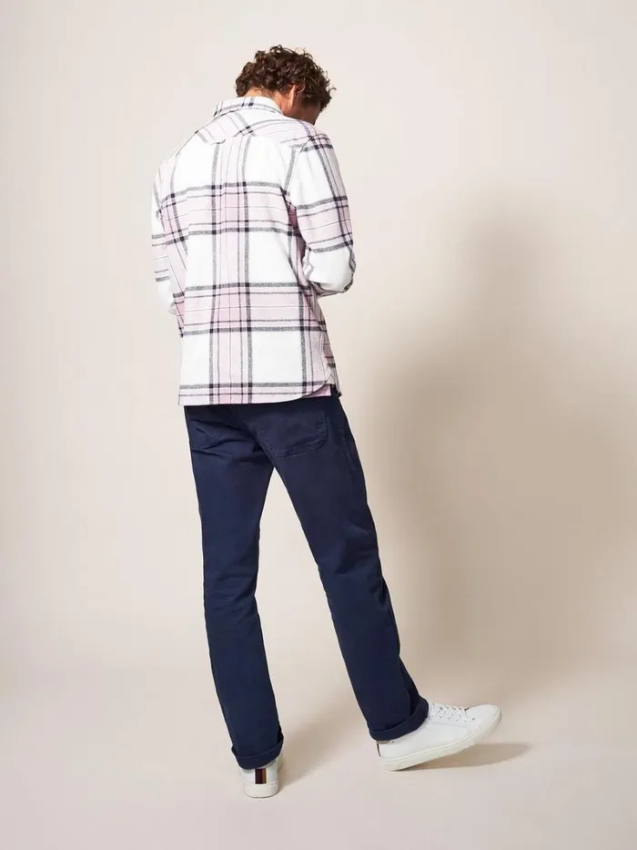 White Stuff SHIRTS Darwen Check Overshirt Dusty Purple 8211 Men White Stuff SHIRTS Darwen Check Overshirt Dusty Purple 8211 Men