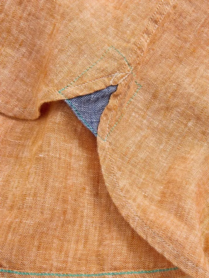 White Stuff SHIRTS Pembroke LS Linen Shirt Dark Orange 8211 Men White Stuff SHIRTS Pembroke LS Linen Shirt Dark Orange 8211 Men