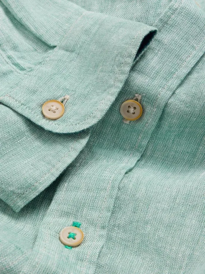 White Stuff SHIRTS Pembroke LS Linen Shirt Mint Green 8211 Men White Stuff SHIRTS Pembroke LS Linen Shirt Mint Green 8211 Men