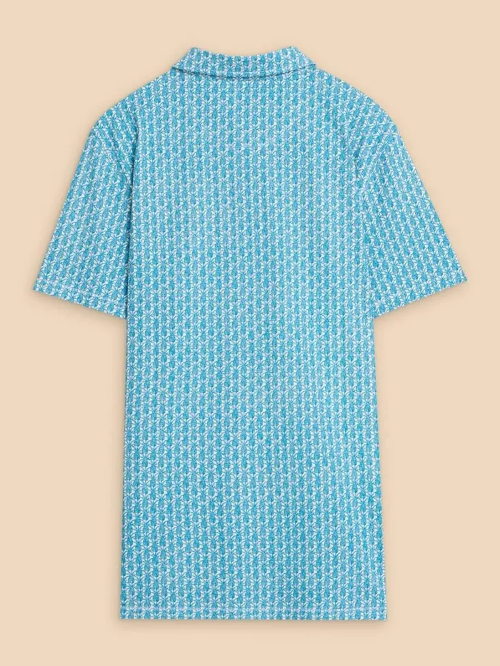 White Stuff SHIRTS Pineapple Printed Polo White Print 8211 Men White Stuff SHIRTS Pineapple Printed Polo White Print 8211 Men