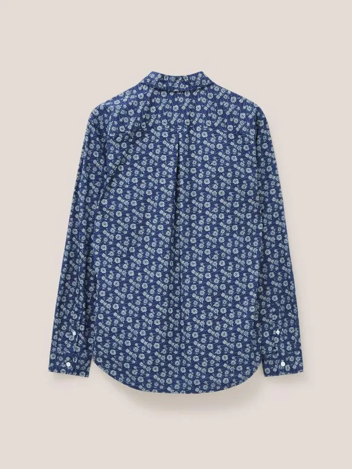 White Stuff SHIRTS Scattered Flower Printed Shirt Dark Navy 8211 Men White Stuff SHIRTS Scattered Flower Printed Shirt Dark Navy 8211 Men