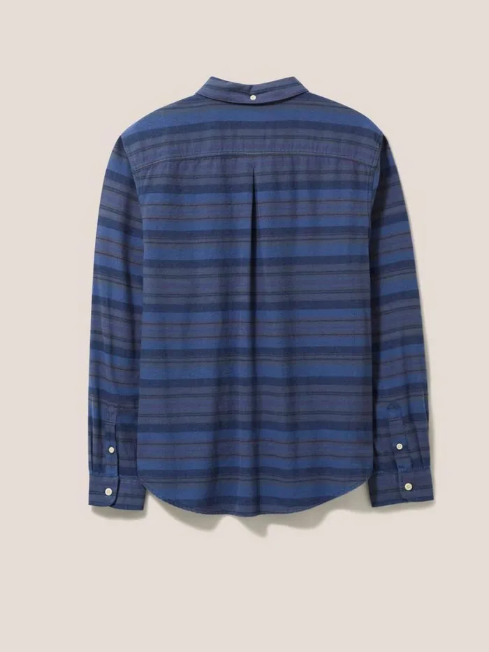 White Stuff SHIRTS Wilne Stripe Shirt Dark Navy 8211 Men White Stuff SHIRTS Wilne Stripe Shirt Dark Navy 8211 Men