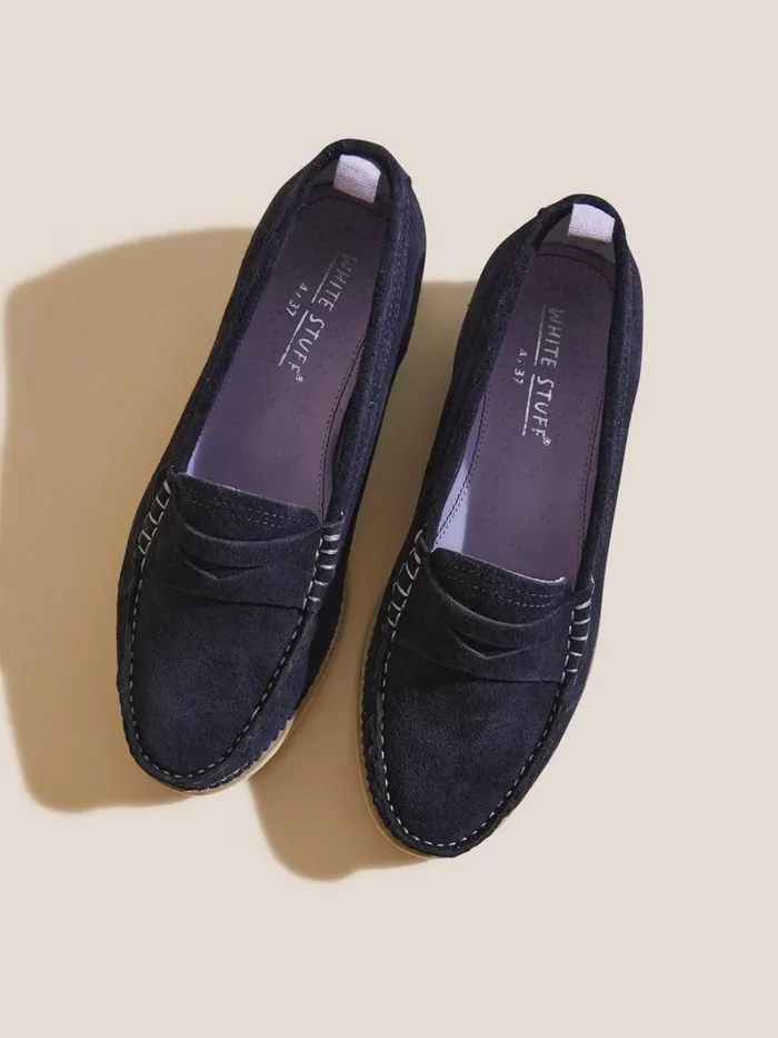 White Stuff SHOES Eden Loafer Navy Multi 8211 Women White Stuff SHOES Eden Loafer Navy Multi 8211 Women