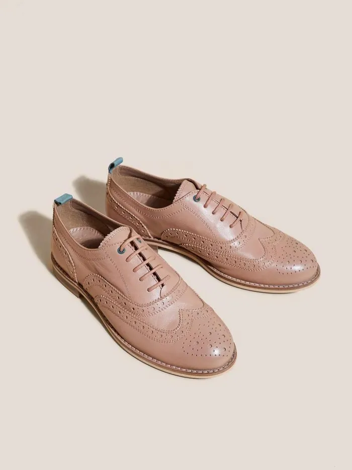 White Stuff SHOES Thistle Lace Up Brogue Pink Multi 8211 Women White Stuff SHOES Thistle Lace Up Brogue Pink Multi 8211 Women