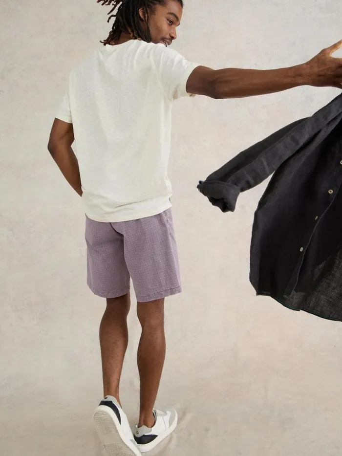 White Stuff SHORTS Ditsy Chino Short Pink Print 8211 Men White Stuff SHORTS Ditsy Chino Short Pink Print 8211 Men