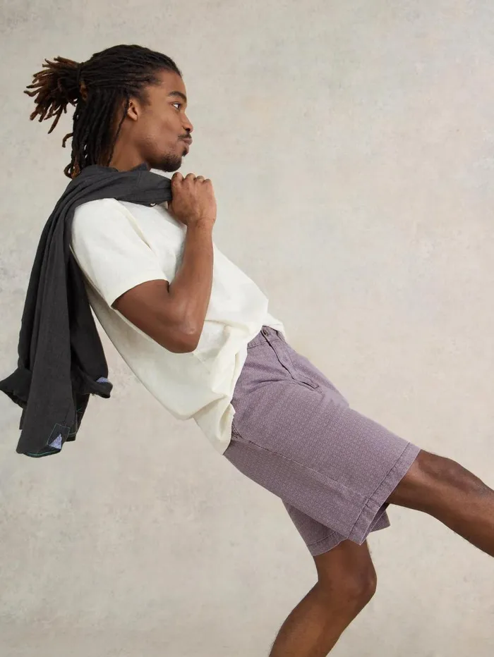 White Stuff SHORTS Ditsy Chino Short Pink Print 8211 Men White Stuff SHORTS Ditsy Chino Short Pink Print 8211 Men