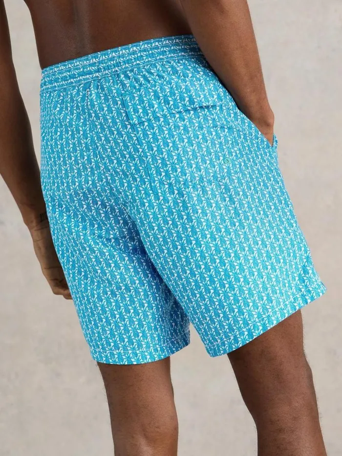 White Stuff SHORTS Geo Pineapple Swimshort Blue Print 8211 Men White Stuff SHORTS Geo Pineapple Swimshort Blue Print 8211 Men