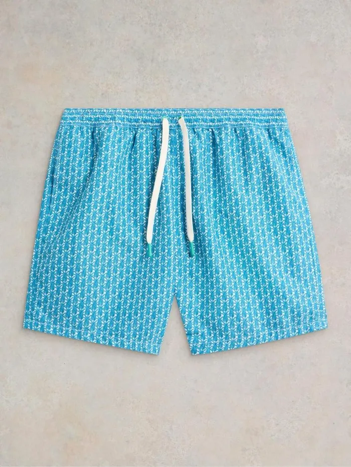 White Stuff SHORTS Geo Pineapple Swimshort Blue Print 8211 Men White Stuff SHORTS Geo Pineapple Swimshort Blue Print 8211 Men