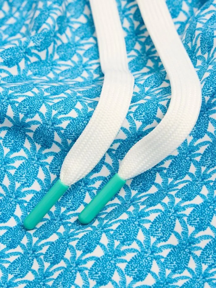 White Stuff SHORTS Geo Pineapple Swimshort Blue Print 8211 Men White Stuff SHORTS Geo Pineapple Swimshort Blue Print 8211 Men