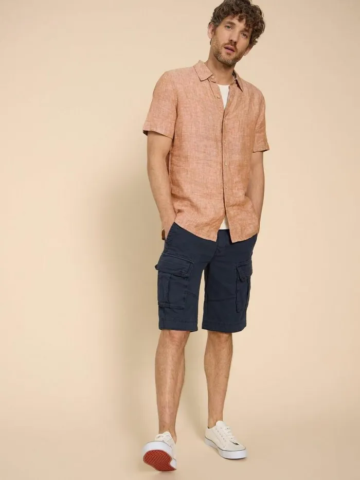 White Stuff SHORTS Halsall Organic Cargo Short Dark Navy 8211 Men