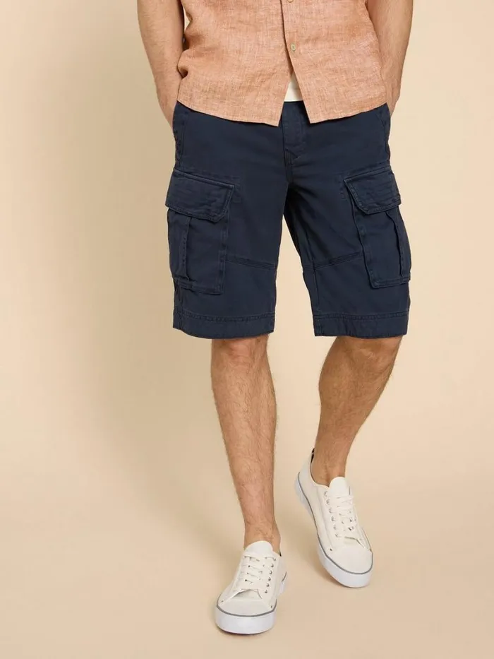 White Stuff SHORTS Halsall Organic Cargo Short Dark Navy 8211 Men White Stuff SHORTS Halsall Organic Cargo Short Dark Navy 8211 Men