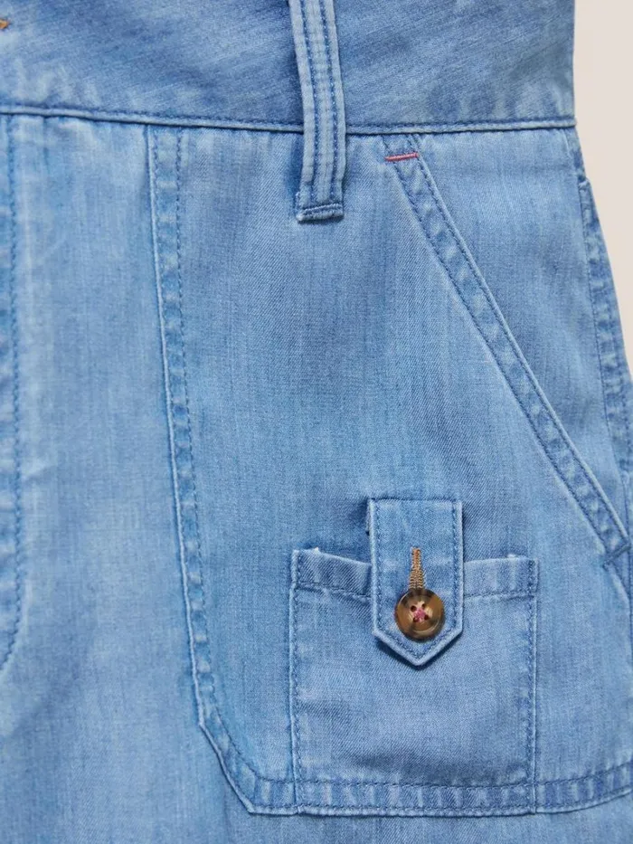 White Stuff SHORTS Mollie Regular Combat Shorts Mid Denim 8211 Women White Stuff SHORTS Mollie Regular Combat Shorts Mid Denim 8211 Women