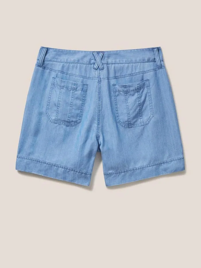 White Stuff SHORTS Mollie Regular Combat Shorts Mid Denim 8211 Women White Stuff SHORTS Mollie Regular Combat Shorts Mid Denim 8211 Women