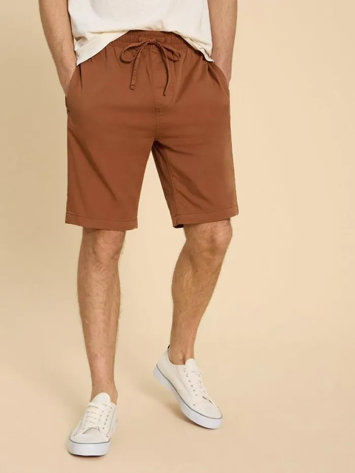 White Stuff SHORTS Palmer Drawstring Short Mid Brown 8211 Men White Stuff SHORTS Palmer Drawstring Short Mid Brown 8211 Men
