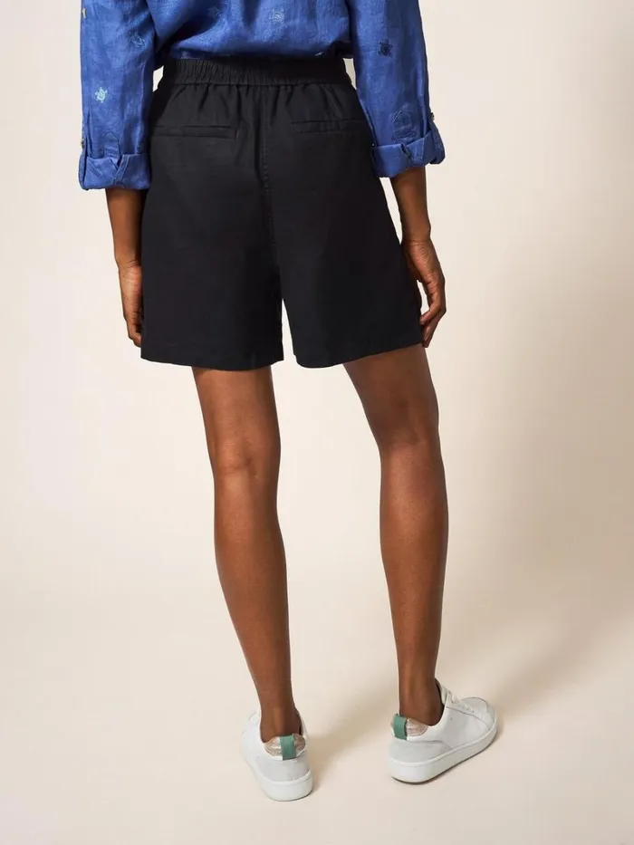 White Stuff SHORTS Rowena Linen Short Pure Black 8211 Women White Stuff SHORTS Rowena Linen Short Pure Black 8211 Women