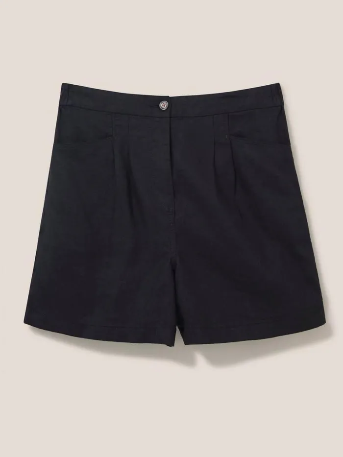 White Stuff SHORTS Rowena Linen Short Pure Black 8211 Women White Stuff SHORTS Rowena Linen Short Pure Black 8211 Women
