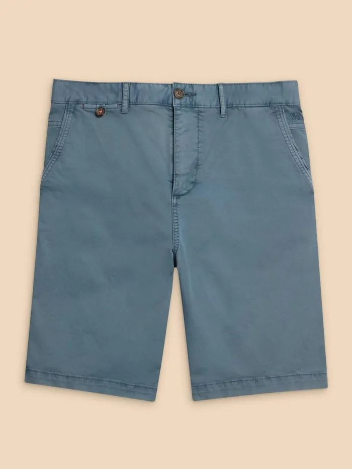 White Stuff SHORTS Sutton Organic Chino Short Mid Blue 8211 Men White Stuff SHORTS Sutton Organic Chino Short Mid Blue 8211 Men