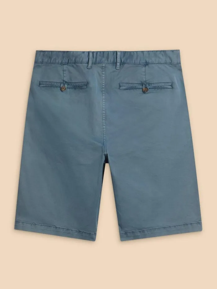 White Stuff SHORTS Sutton Organic Chino Short Mid Blue 8211 Men White Stuff SHORTS Sutton Organic Chino Short Mid Blue 8211 Men