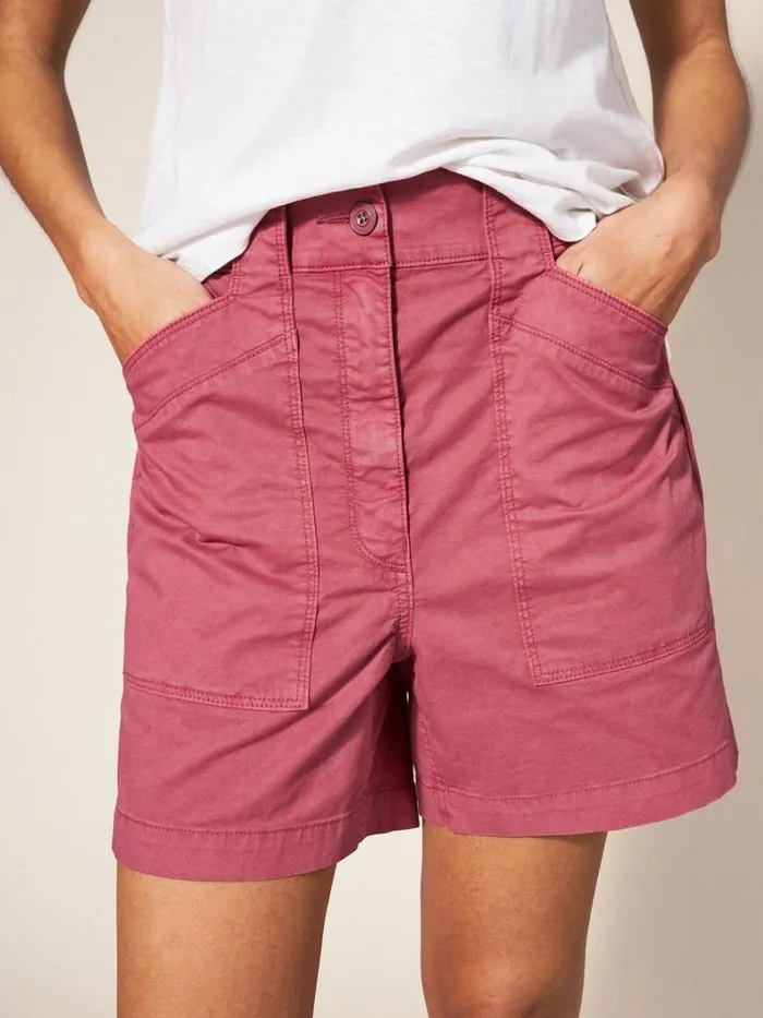 White Stuff SHORTS Tessa Chino Shorts Mid Pink 8211 Women White Stuff SHORTS Tessa Chino Shorts Mid Pink 8211 Women
