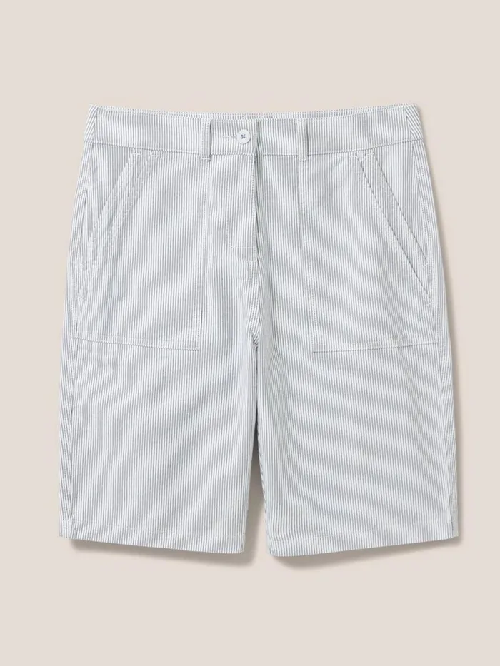 White Stuff SHORTS Twister Chino Short Ivory Multi 8211 Women White Stuff SHORTS Twister Chino Short Ivory Multi 8211 Women