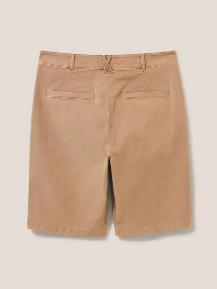 White Stuff SHORTS Twister Chino Short Mid Tan 8211 Women White Stuff SHORTS Twister Chino Short Mid Tan 8211 Women