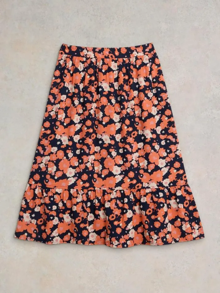White Stuff SKIRTS Ava Reversible Skirt Navy Multi 8211 Women White Stuff SKIRTS Ava Reversible Skirt Navy Multi 8211 Women