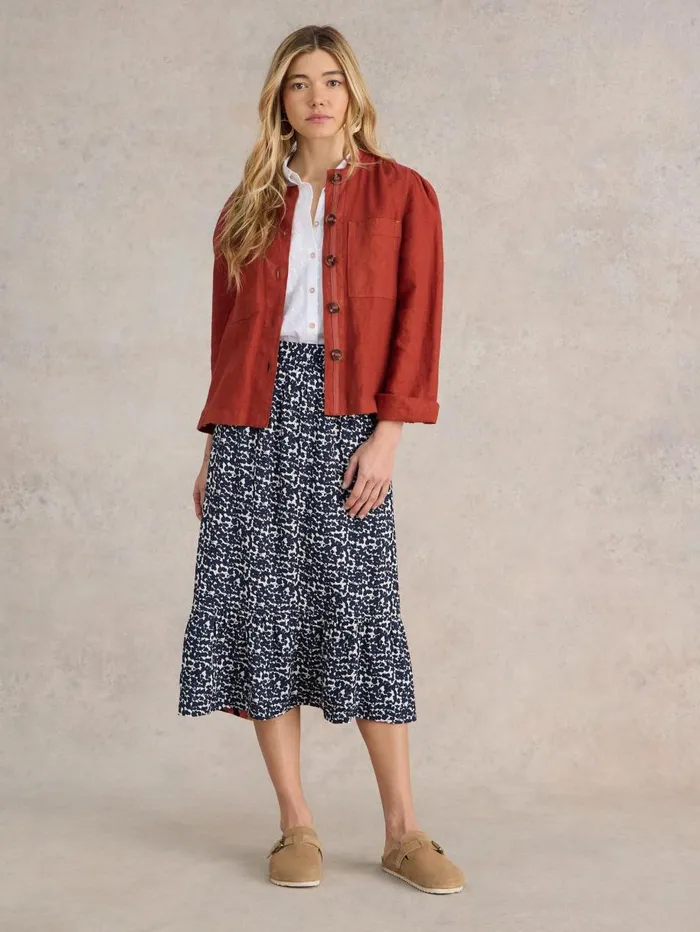 White Stuff SKIRTS Ava Reversible Skirt Navy Multi 8211 Women White Stuff SKIRTS Ava Reversible Skirt Navy Multi 8211 Women