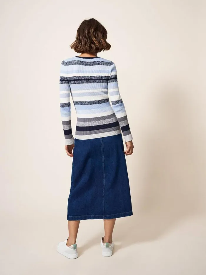 White Stuff SKIRTS Colleen Denim Midi Skirt Dk Denim 8211 Women White Stuff SKIRTS Colleen Denim Midi Skirt Dk Denim 8211 Women