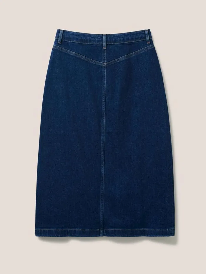 White Stuff SKIRTS Colleen Denim Midi Skirt Dk Denim 8211 Women White Stuff SKIRTS Colleen Denim Midi Skirt Dk Denim 8211 Women