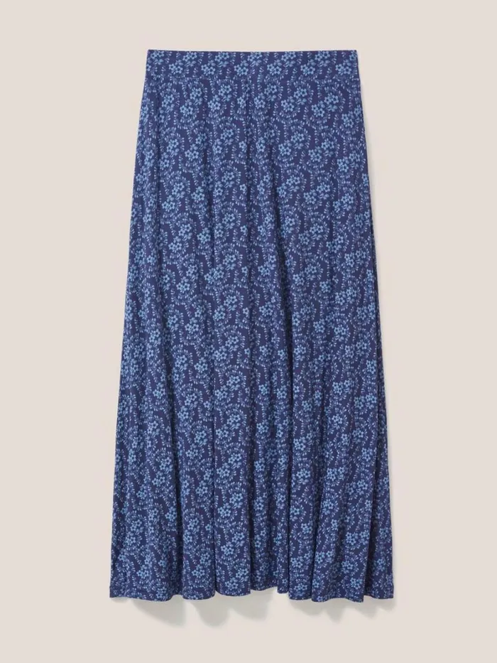 White Stuff SKIRTS Jada Eco Vero Maxi Skirt Navy Print 8211 Women White Stuff SKIRTS Jada Eco Vero Maxi Skirt Navy Print 8211 Women