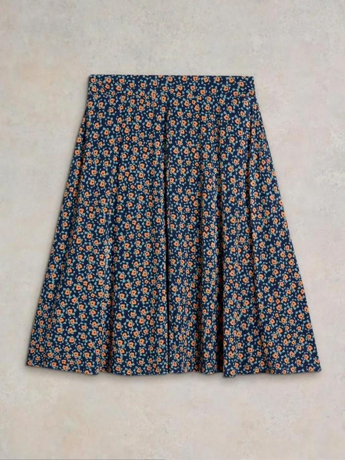 White Stuff SKIRTS Jade Jersey Skirt Navy Print 8211 Women White Stuff SKIRTS Jade Jersey Skirt Navy Print 8211 Women