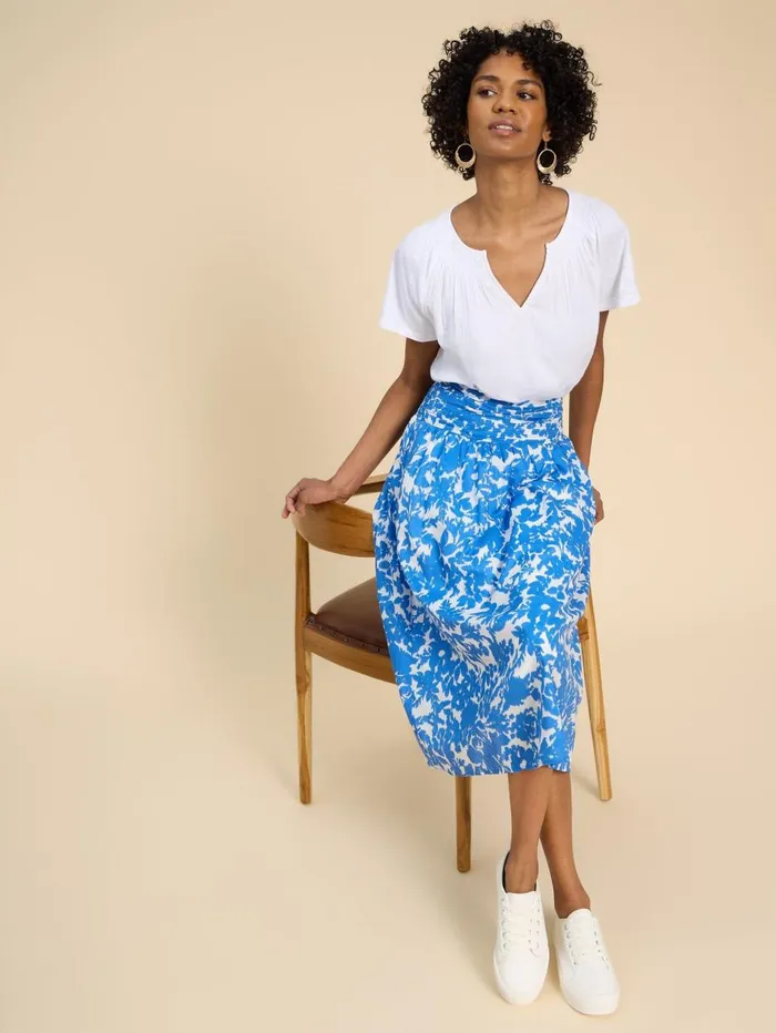 White Stuff SKIRTS Maeva Printed Skirt Ivory Print 8211 Women White Stuff SKIRTS Maeva Printed Skirt Ivory Print 8211 Women