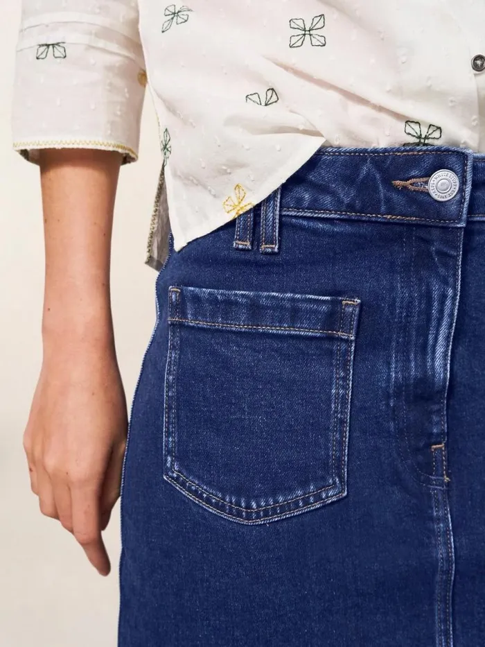 White Stuff SKIRTS Melody Denim Skirt Dk Denim 8211 Women