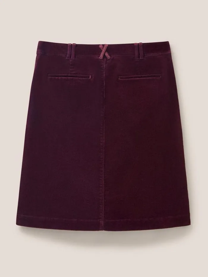 White Stuff SKIRTS Melody Organic Cord Skirt Dk Plum 8211 Women White Stuff SKIRTS Melody Organic Cord Skirt Dk Plum 8211 Women