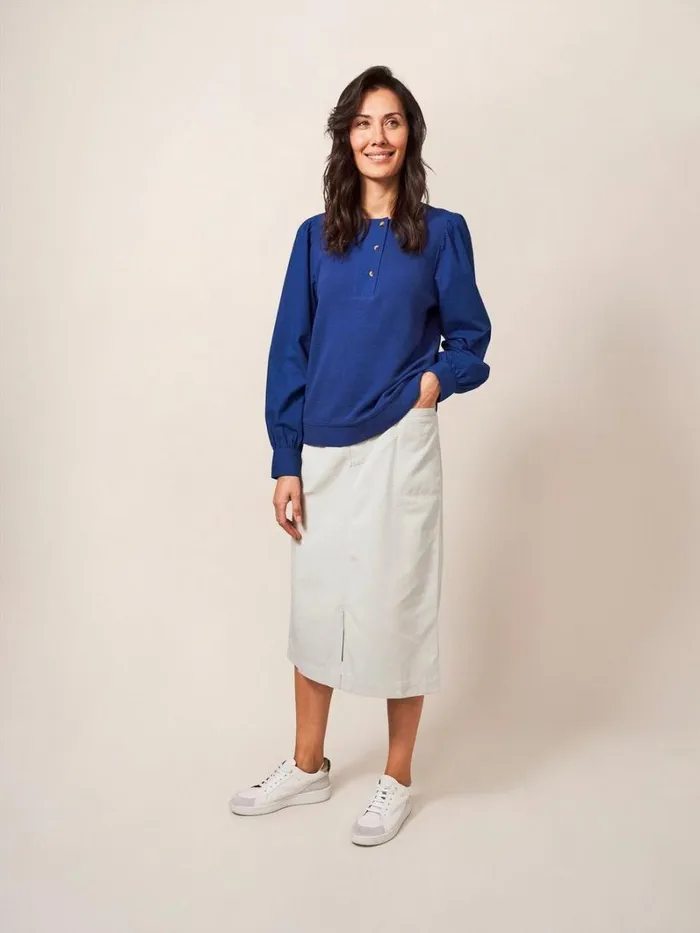 White Stuff SKIRTS Penny Midi Skirt Mid Grey 8211 Women